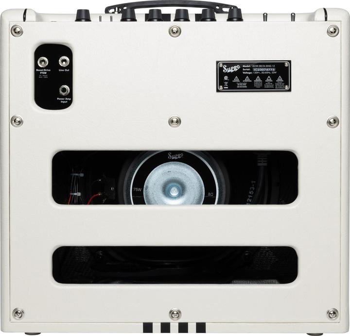 Actual product image Supro Delta King 12 Ivory & Black (Guitar, 15 W)