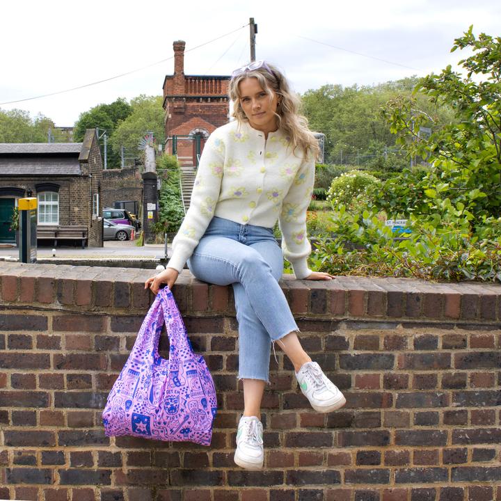 Actual product image Kind Bag Medium Bag AH Tiger print