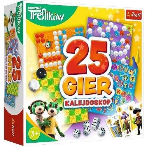 Trefl Multicolore Gioco Da Tavolo 25 Giochi Per Tutta La Famiglia (Polacco, 1 - 6 Giocatori)