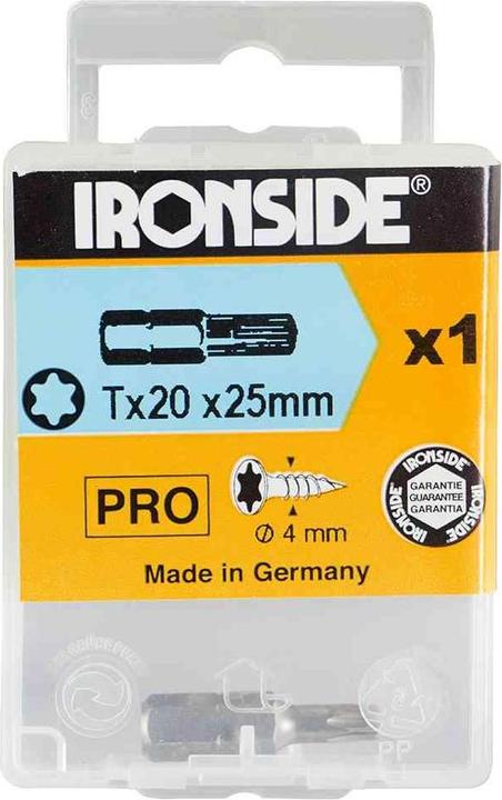 Produktbild Ironside Torx-Bit T20 x 25 mm (Innensechsrund TX)