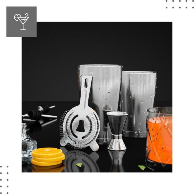 Immagine prodotto Mark Adler Shake 3.0 bar kit (Set da cocktail, Shaker da cocktail)