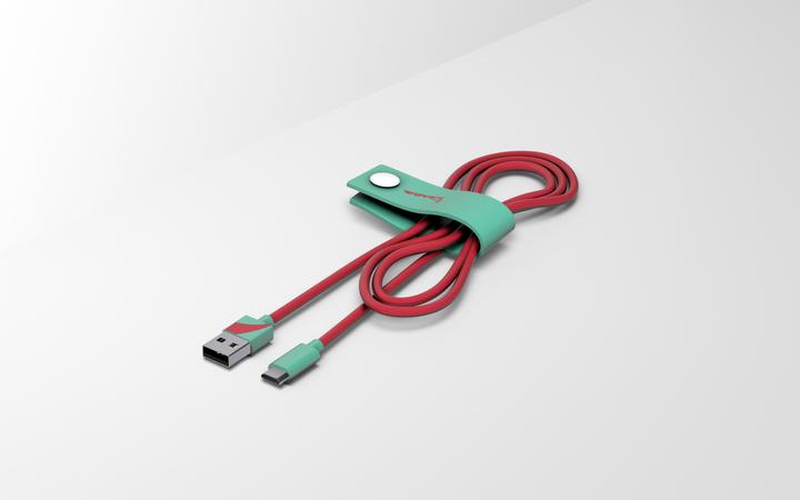 Image du produit Tribe Line - Câbles Microusb - 1,2 M (4ft) - Acquamarina (1.20 m, USB 2.0)