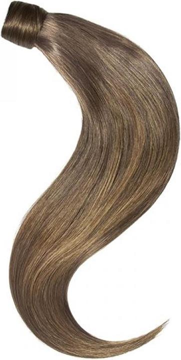 Actual product image Balmain Catwalk Ponytail 55 Cm. Straight, Memory®hair, Color Sydney A Mix Of Warm Brown Tones. (Sydney A Mix Of Warm Brown Tones, 55 cm)