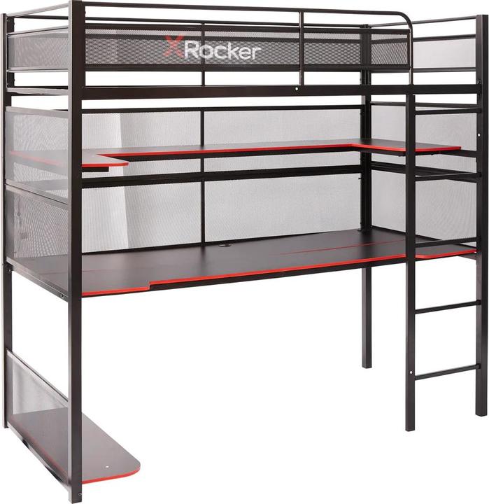 Produktbild X Rocker BattleBunk Gaming Bed with integrated XL Gaming Desk (90 x 190 cm)