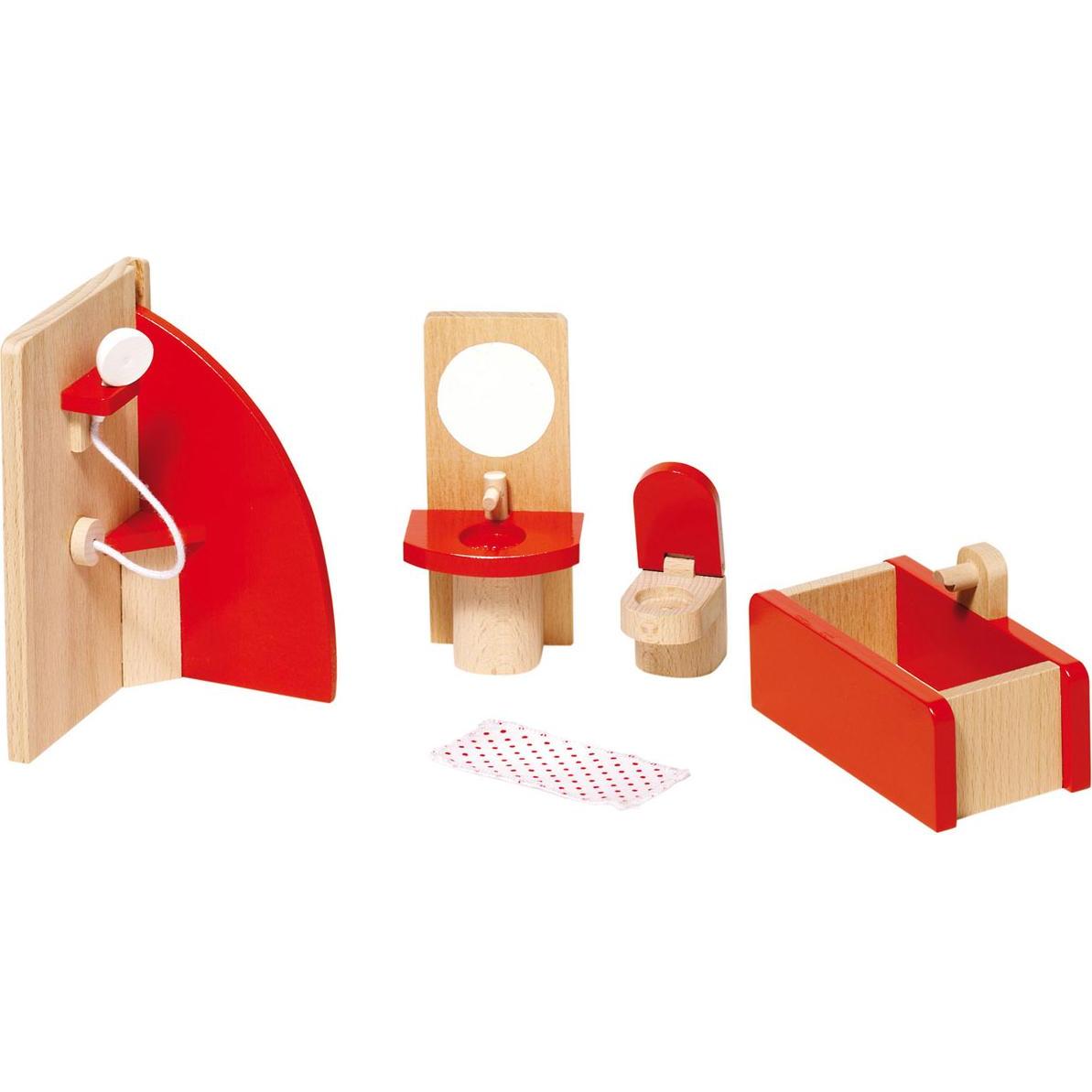 Goki 51717 Puppenstuben-Zubehör Puppenhaus Badezimmer