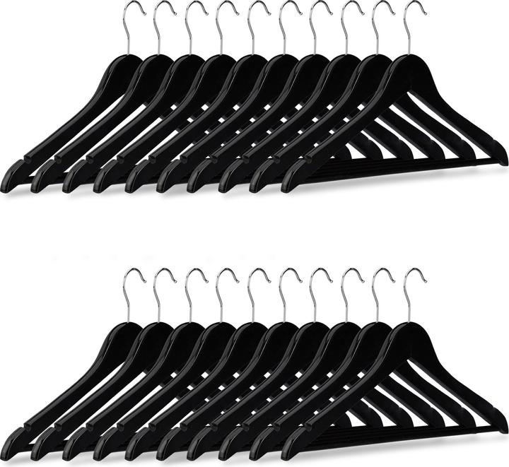Relaxdays Coat hanger set (20 x)