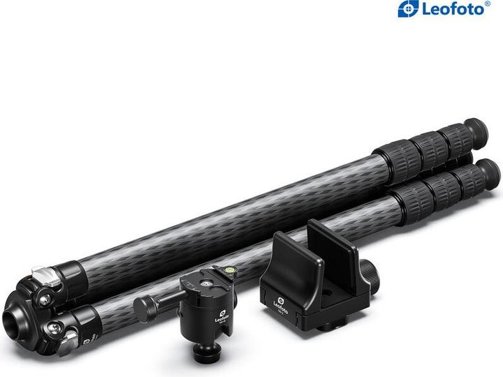 Actual product image Leofoto SA-324CL+MK-40+GS-3 CNC Tripod Hard Anodise (Carbon, Metal)