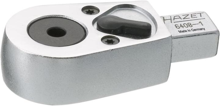 Produktbild HAZET Bit Einsteck-Umschaltknarre 6408-1 ∙ Einsteck-Vierkant 9 x 12 mm ∙ Sechskant8 mm (5/16 Zoll) (5/16")