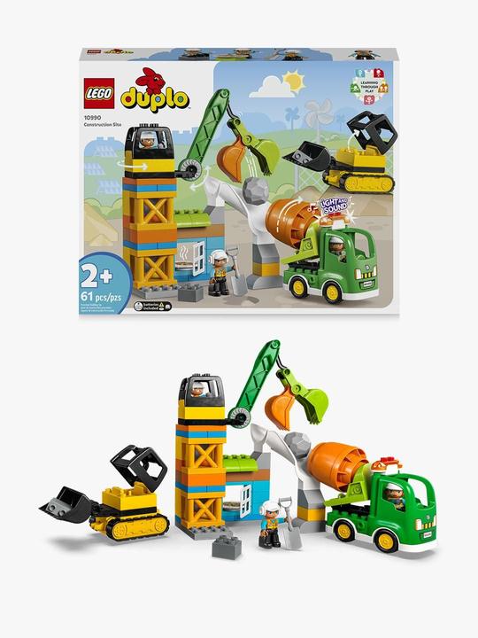 Image du produit LEGO Chantier avec véhicules de construction (10990)