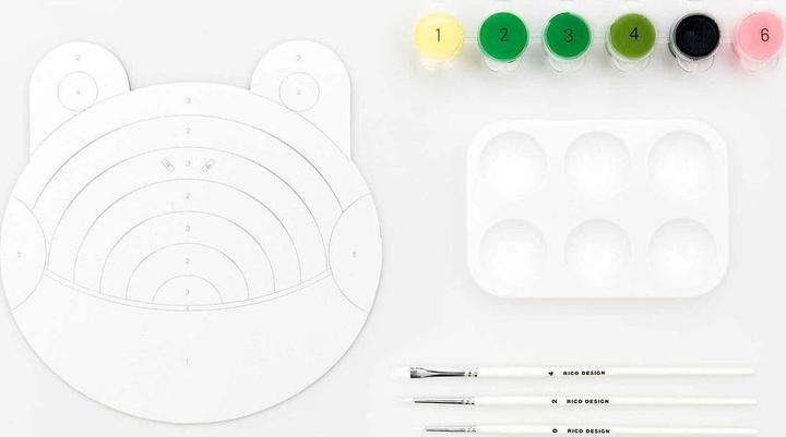 Actual product image Rico Design Malen nach Zahlen Set, Frosch, FSC 100%