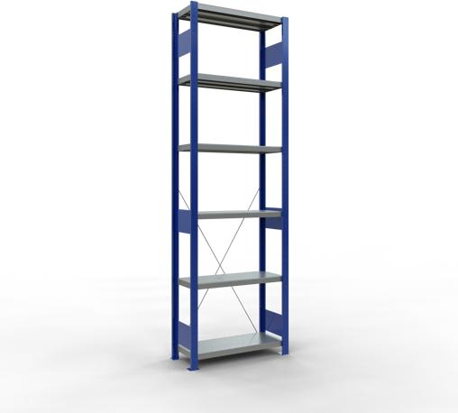 Actual product image Schulte Lagertechnik MULTIplus250 basic racking system with cross braces