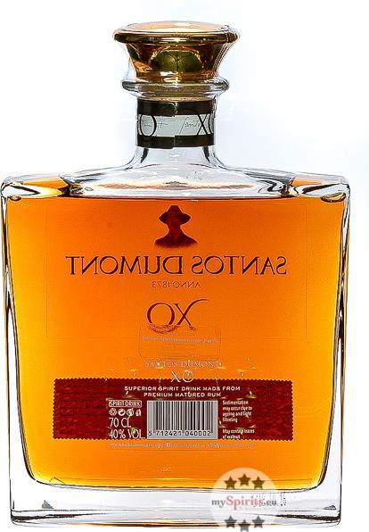 Produktbild Santos Dumont Spirits XO Rum (1 x 70 cl)