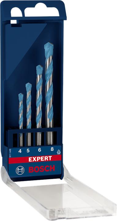 Actual product image Bosch Professional Zubehör EXPERT MultiConstruction CYL-9 drill bit set, 4/5/6/8 mm, 4 pcs. (6 mm, 8 mm, 4 mm, 5 mm)