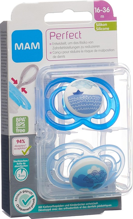 Image du produit MAM Sucette parfaite (2 x, 16 - 36 M.)