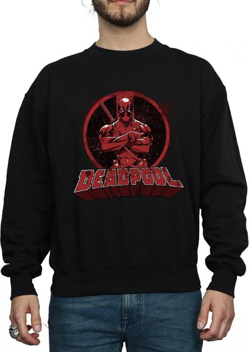 Produktbild Deadpool Crossed Arms Logo Sweatshirt (S)