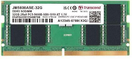 Transcend SO-DIMM DDR5 48GB JetMemory 5600MHz 2Rx8,3Gx8,CL46,CL46,1.1V (1 x 48GB, 5600 MHz, DDR5 RAM, SO-DIMM)