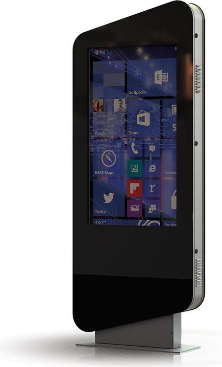 Image du produit DSS Stand de monitoring d'intérieur, y compris moniteur PCAP 49 (49")