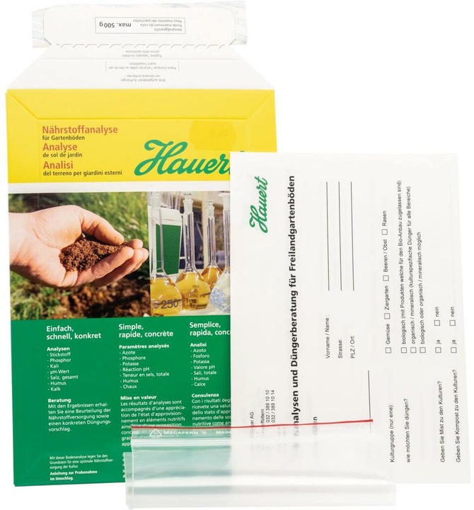 Actual product image Hauert Nutrient Analysis Kit (0.06 kg)