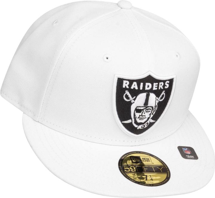 Produktbild New Era 59Fifty Fitted Cap - Las Vegas Raiders weiss - 7 1/2 (7 1/2)