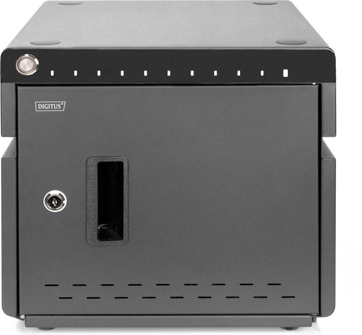 Digitus Mobiler Desktop Ladeschrank für Notebooks/Tablets bis 14 Zoll, UV-C, USB-C