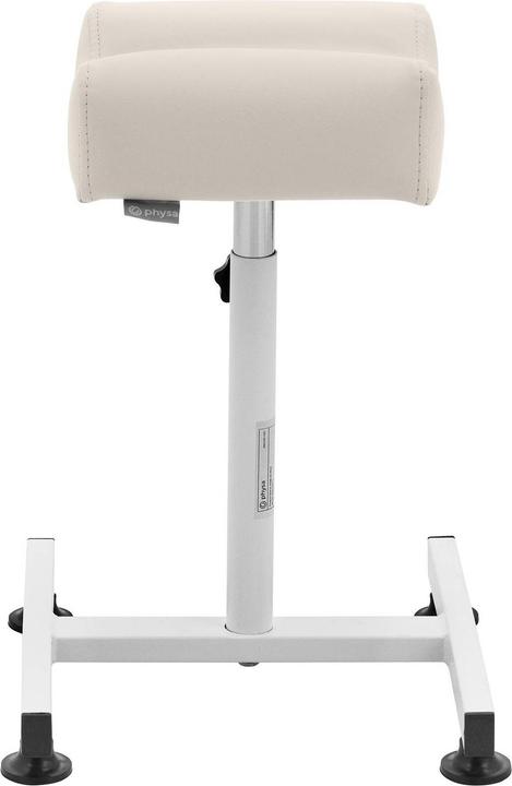 Produktbild Physa Beinstütze Fusspflege Fussstütze Beinauflage Hocker 24 x 22 cm creme bis 80 kg