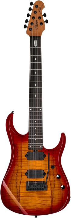 Produktbild E-Gitarre, JP157, 7-Saiter, Spalted Maple, DiMarzio, Blood Orange Burst (E-Gitarre)