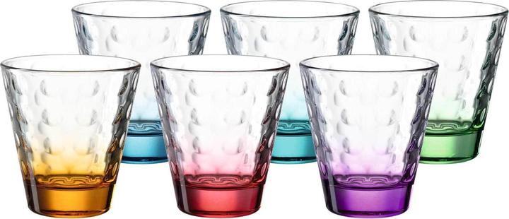 Productafbeelding Leonardo Drinkglas Optic 215 ml, 6 stuks, Veelkleurig (0.22 l, 6 x)