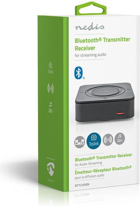 Actual product image Nedis Bluetooth® Transceiver | Connections - Input: 1x AUX / 1x SPDIF | Connections - Output: 1x AU (10 m)