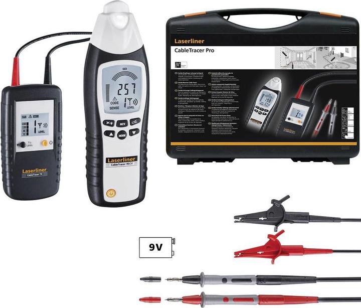Image du produit Laserliner Kit de détection de câbles CableTracer Pro (CAT III)
