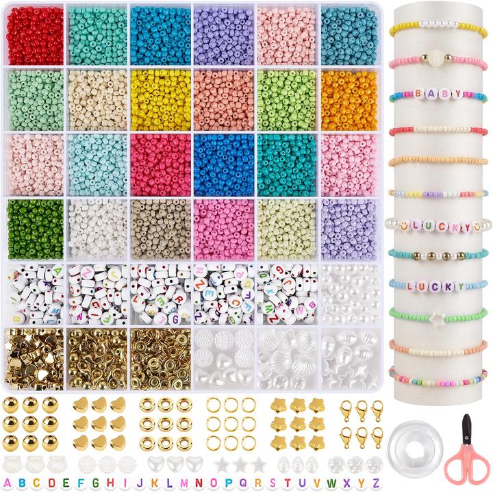 Activity Board Perlen Set Schmuck Perlen für Armbänder