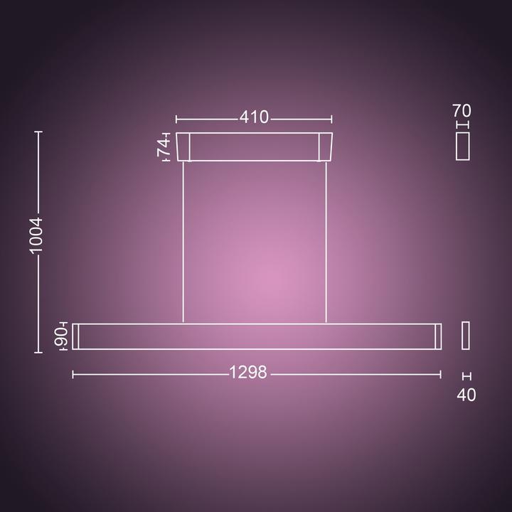 Actual product image Philips Hue Ensis (4750 lm)
