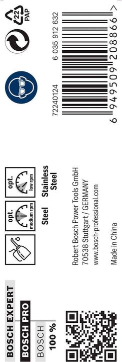 Actual product image Bosch Professional Zubehör Metal drill bits HSS-Co, DIN 338. For rotary drills/drivers (9.8 mm)