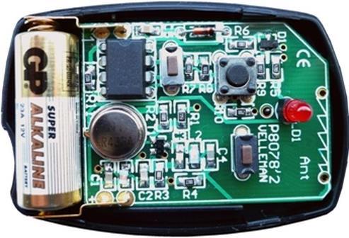 Actual product image Velleman VM130T 2 channel RF remote control (Remote control)