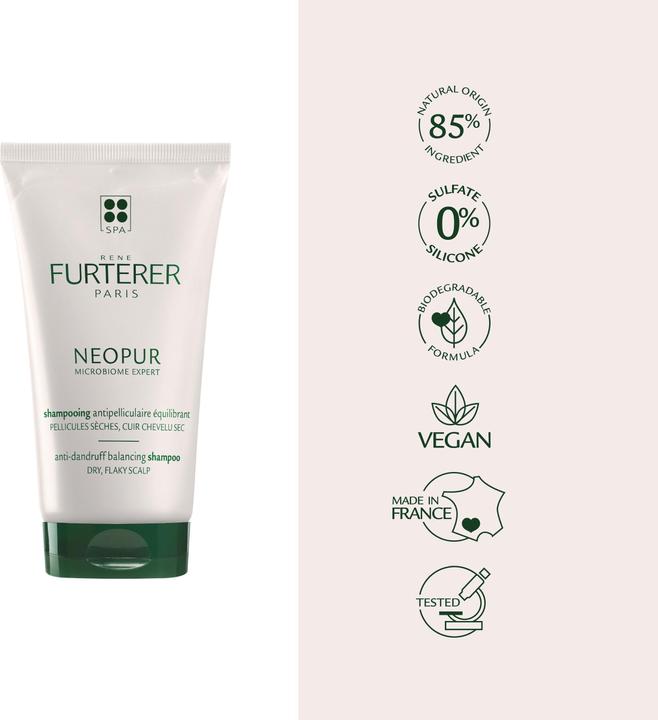 Produktbild Rene Furterer Neopur Shampoo trockene Schuppen (150 ml, Flüssiges Shampoo)