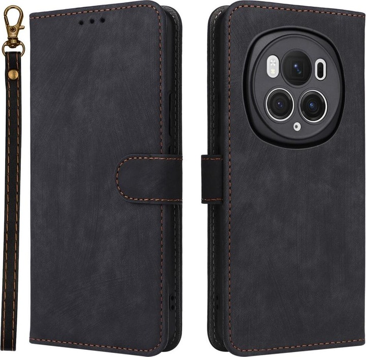 Cover-Discount Honor Magic6 Pro - Etui avec bloqueur RFID noir (Honor Magic6 Pro)