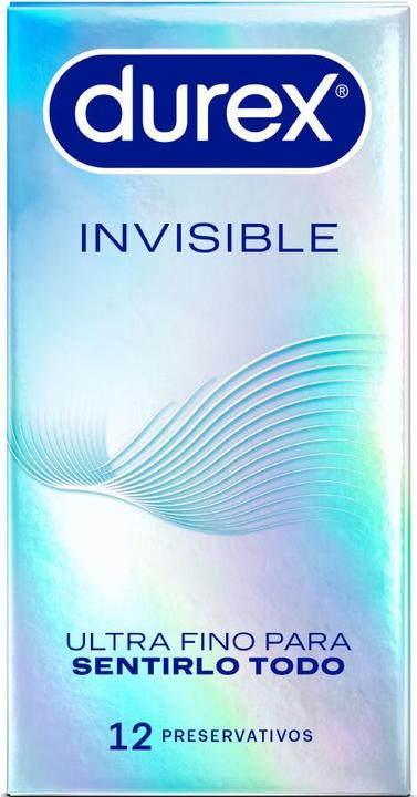Actual product image Durex Invisible Extra Fine 12 Units (12 pcs.)