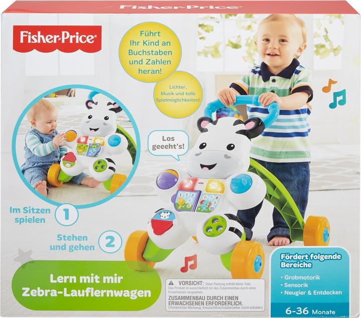 Produktbild Fisher-Price Lern mit mir - Zebra Lauflernwagen