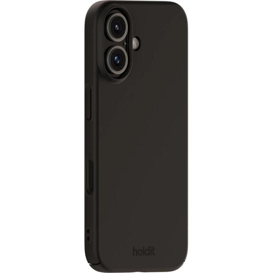Thumbnail - Holdit Silikonhülle iPhone 16 Schwarz (Apple iPhone 16), Smartphone Hülle, Schwarz
