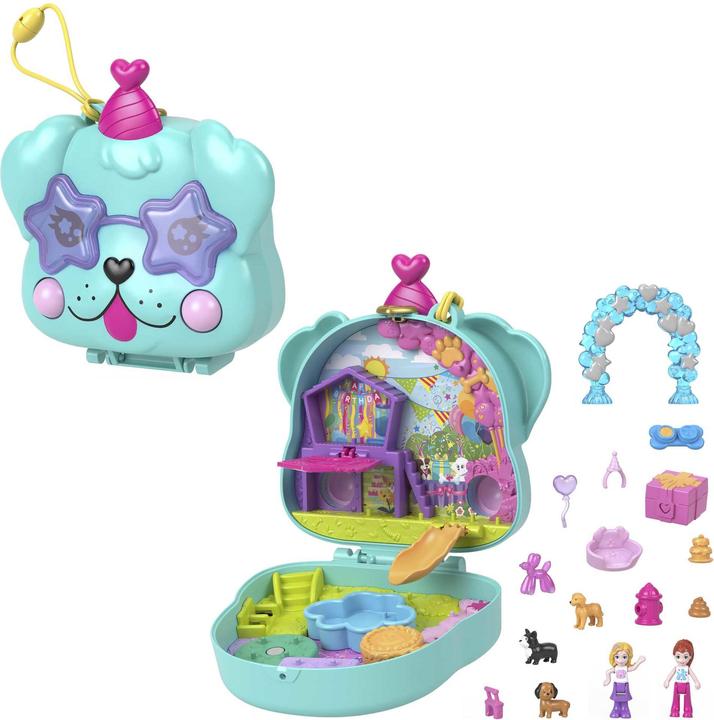 Actual product image Polly Pocket Doggy Birthday Bash Compact