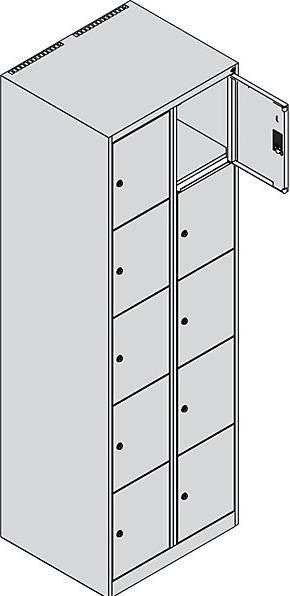 Actual product image C+P Classic PLUS locker cabinet (60 x 50 x 185 cm)