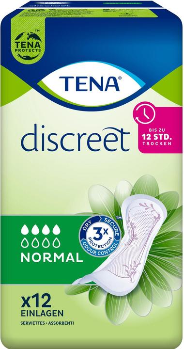 Actual product image Tena Incontinence pads Discreet Normal 12 pieces (12x, Regular)