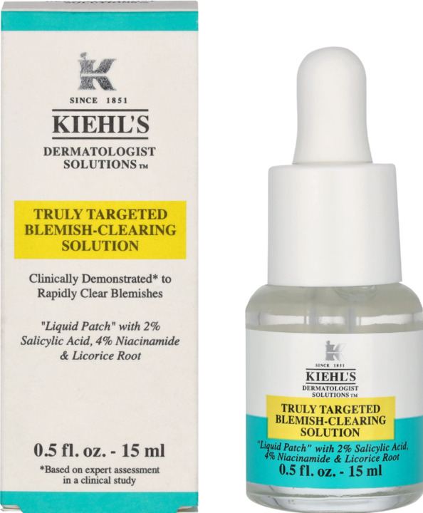 Immagine prodotto Kiehl's Soluzione schiarente per l'acne 15 ml (Panni pulizia, 15 ml)