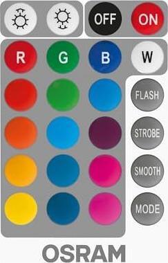 Produktbild Osram Led Retrofit Rgbw Lamps With Remote Control (E14, 470 lm, 1x)