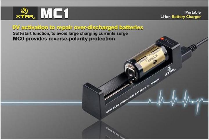 Produktbild Xtar MC1 Ladegerät (1 Stk., Ladegerät ohne Akku)