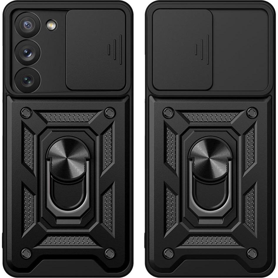 Thumbnail - Hurtel Hybrid Armor Camshield Hülle für Samsung Galaxy S23+ gepanzerte Hülle mit Kameraabdeckung blau (Samsung Galaxy S2...