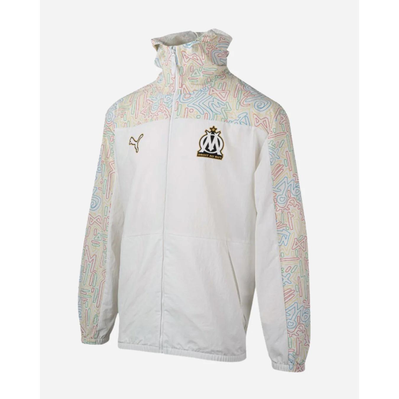 Puma, Herren, Jacke, regenjacke om x africa 2023/24 (XXL), Weiss, XXL