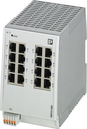 Produktbild Phoenix Contact FL SWITCH 2116 Industrial Ethernet Switch (16 Ports)