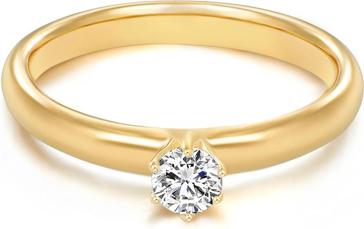 Immagine prodotto Trilani Donna Argento Cubico Zirconia Oro Giallo - 4140 (58, 925 Argento)