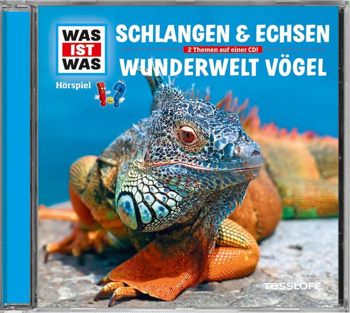 Immagine prodotto Tessloff Gioco radio WAS IST WAS: Serpenti e lucertole/ Uccelli del mondo delle meraviglie (Guenther Illi, Dr. Manfred Baur, Anna Carlsson, Crock Krumbiegel, Jakob Riedl, Tedesco)
