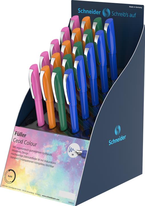 Deep blue, Green Nature, Passion Fruit, Pop Pink, Royal